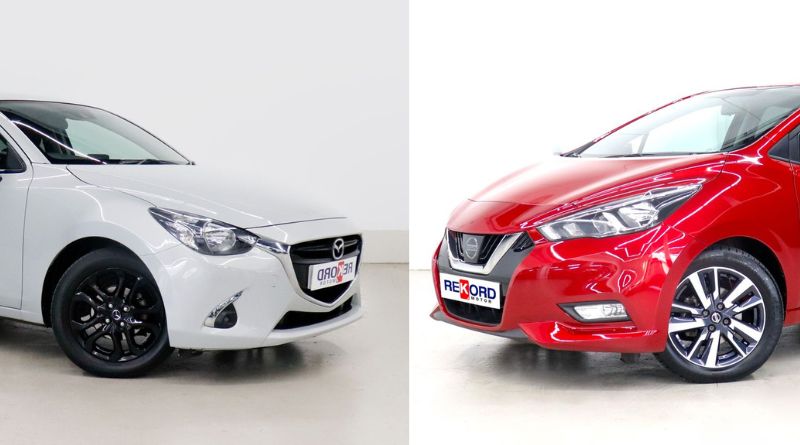 Comparativa entre Nissan Micra y Mazda 2