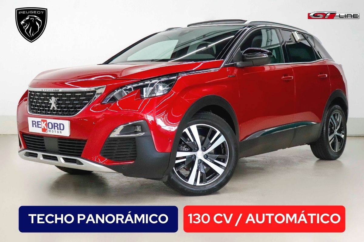 Peugeot 3008 suv BlueHDI 130 S&S GT Line EAT8 96 kW (130 CV) Rojo de ...